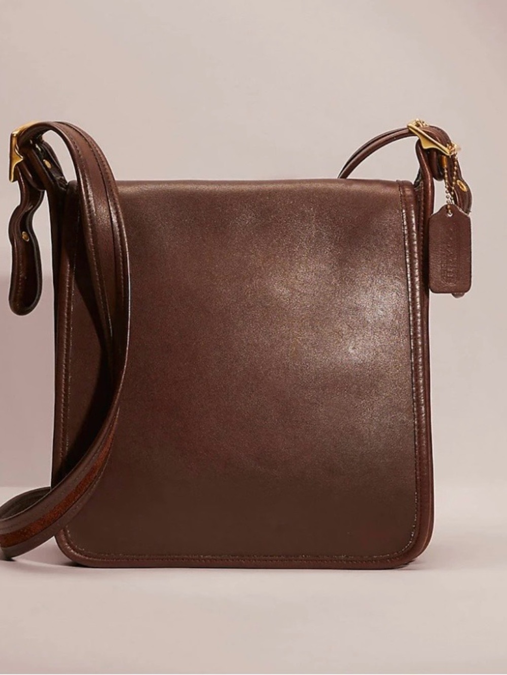 Vintage Coach Legacy Studio Bag in Dark Brown